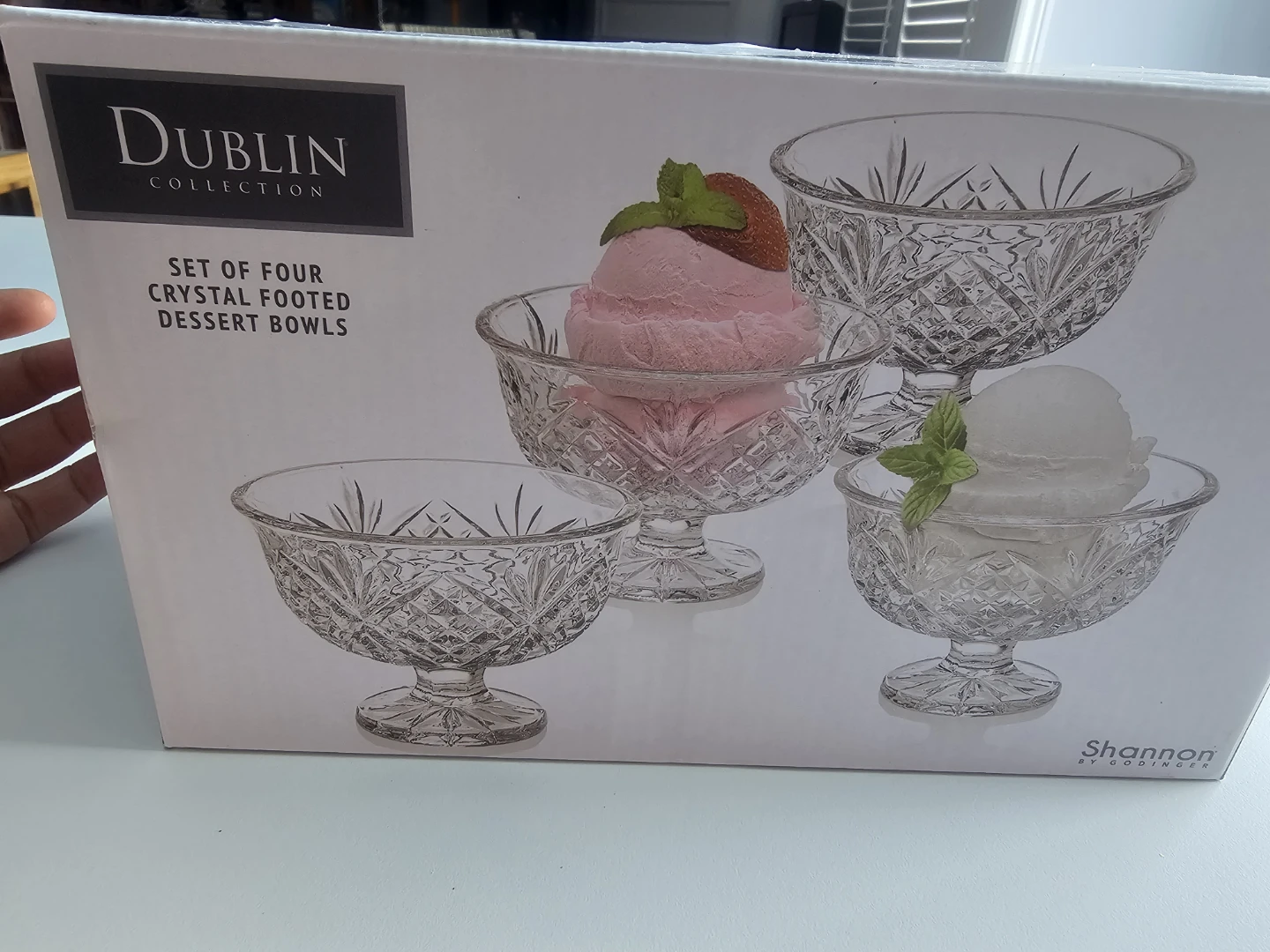 Dublin Collection Set of 4 Crystal Footed Dessert Bowls - photo 2