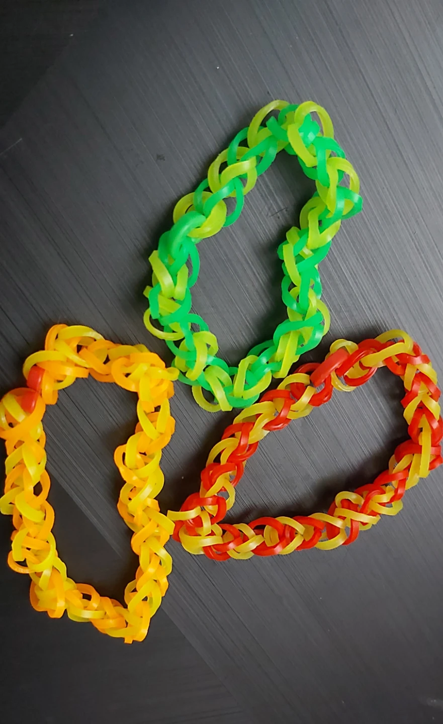 Set of 3 Rainbow Loom Style Bracelets - photo 2