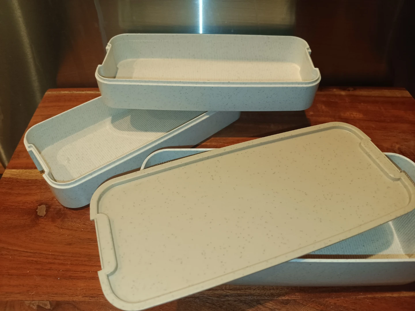 3-Tier Stackable Lunch Box - 900ml - photo 3