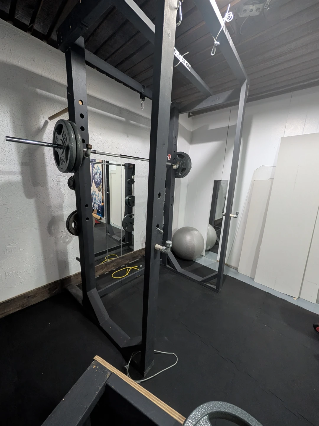 Wooden power rack