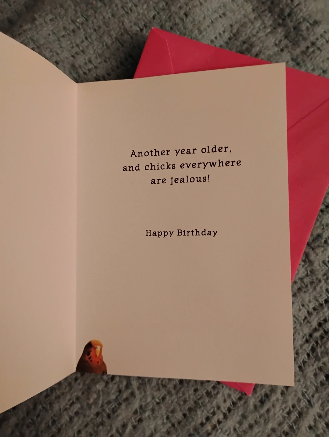 NEW!! BUDGIE BIRTHDAY CARD - photo 2