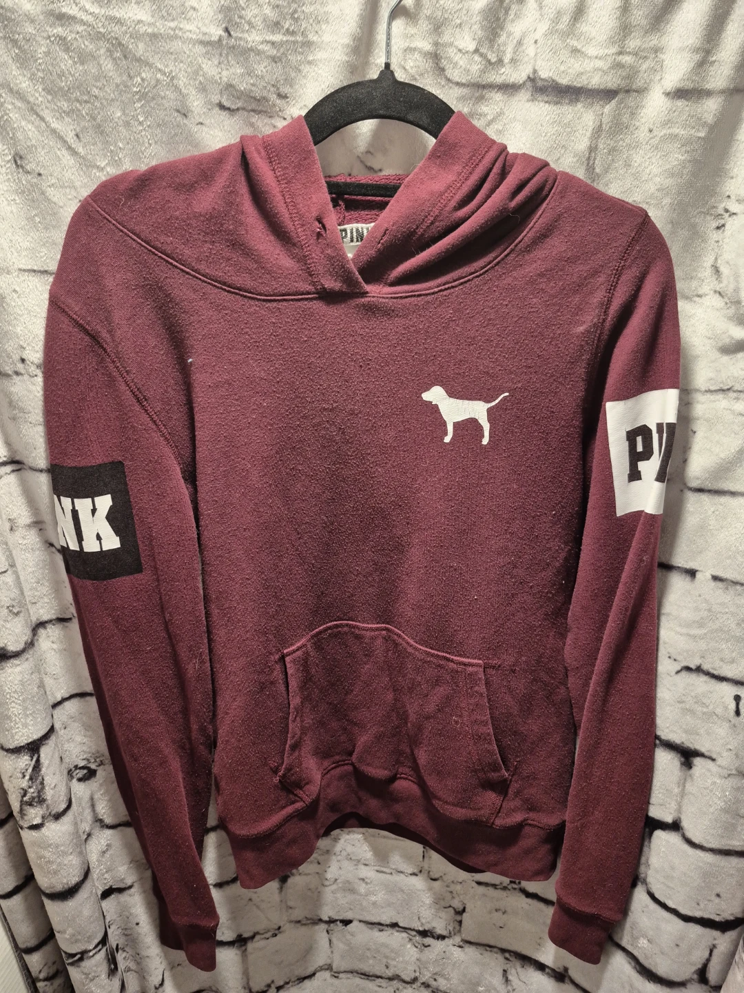 Victoria's Secret PINK Hoodie XS Burgundy
