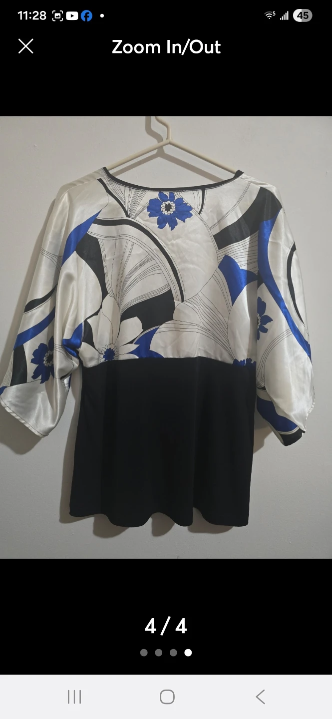 ​Listing Title ​NWT Chico's 100% Silk Luxury Top - Size 2 (L) - photo 2