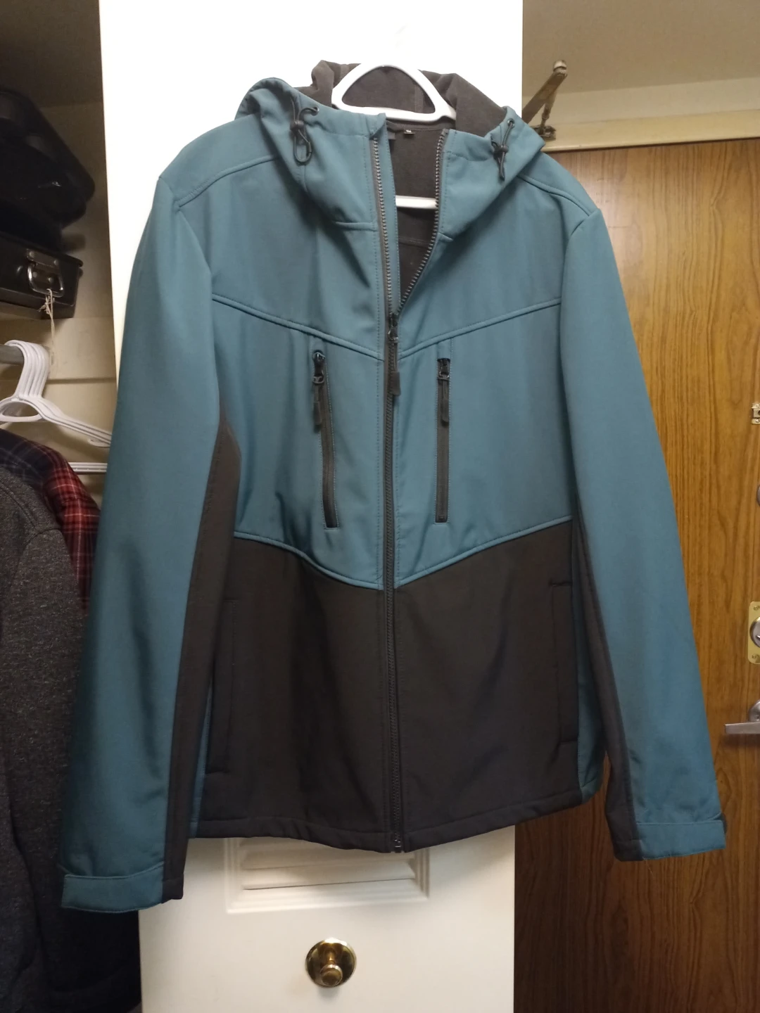 Mens Green with Black Jacket