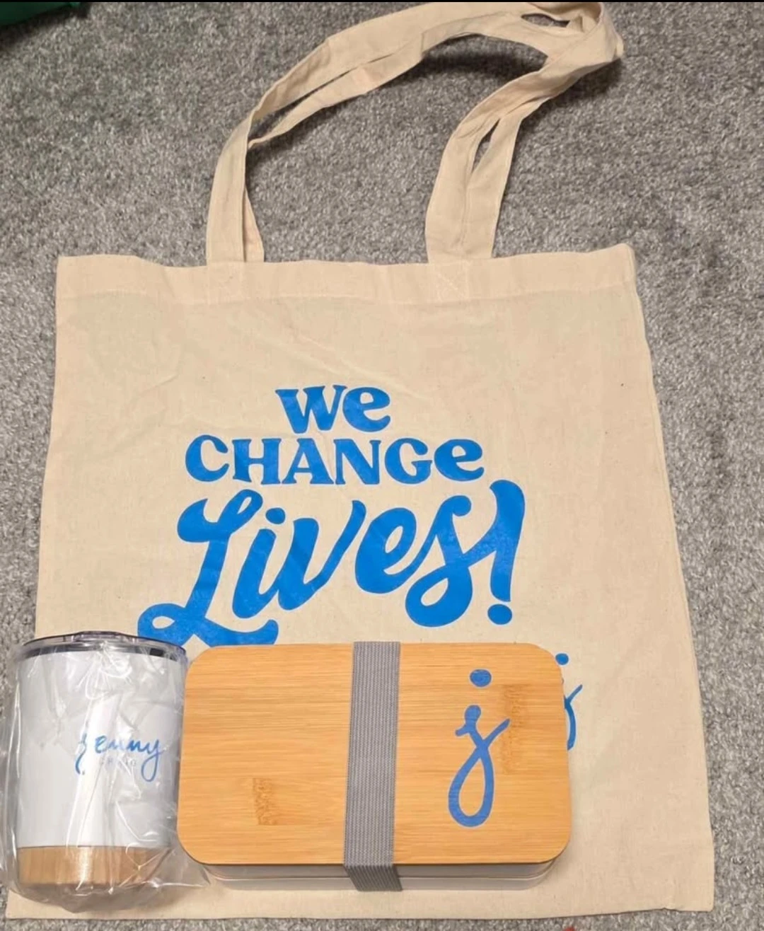 Jenny Craig Tote Bag, Tumbler & Lunch Box Set