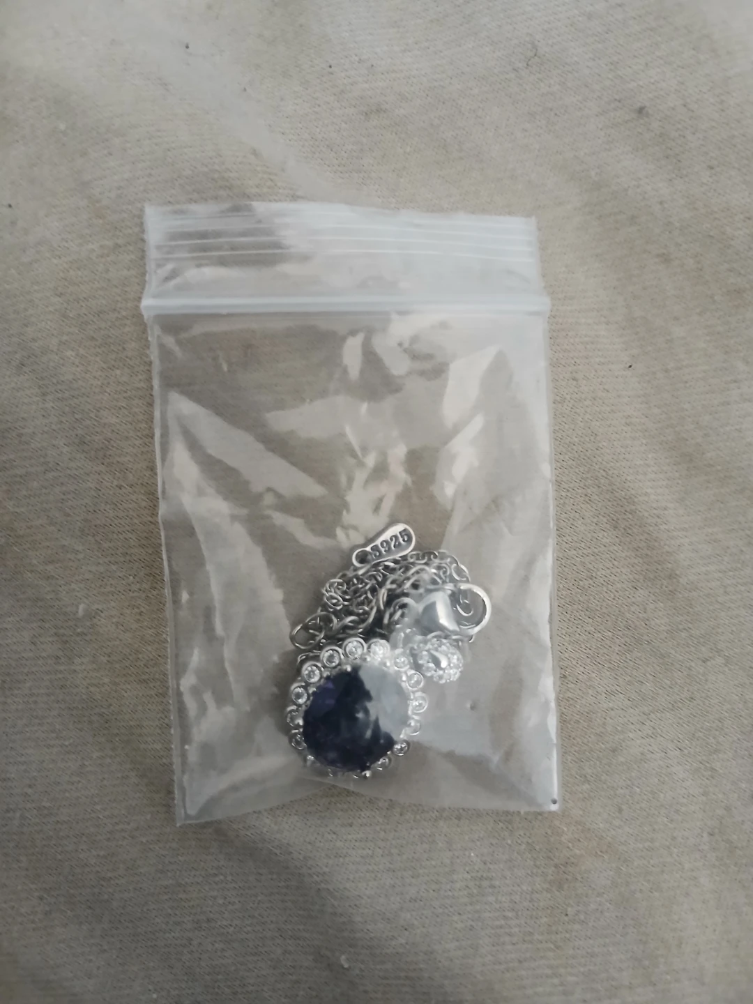 925 Silver And Amethyst Pendant Necklace - photo 2