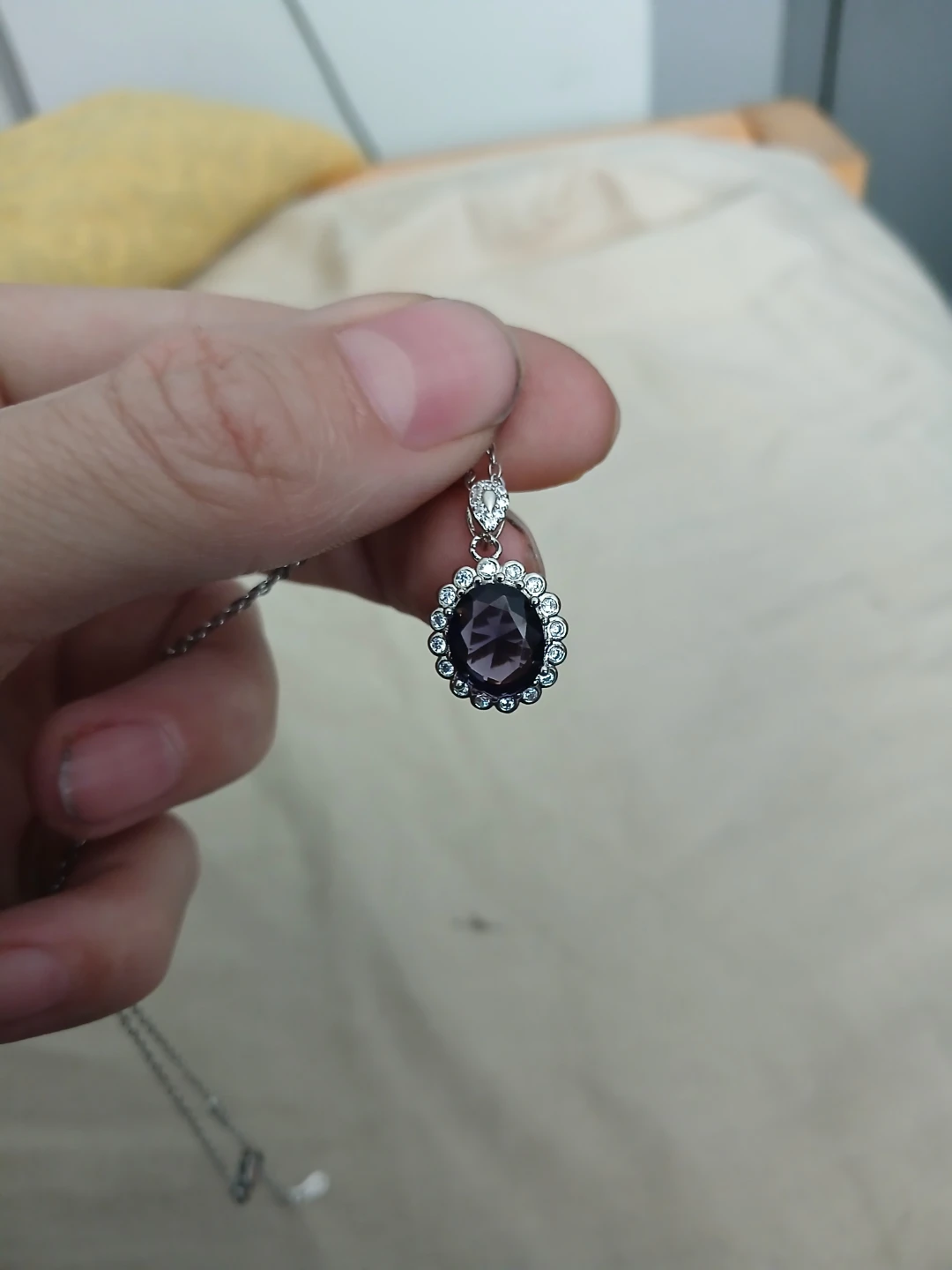 925 Silver And Amethyst Pendant Necklace - photo 4