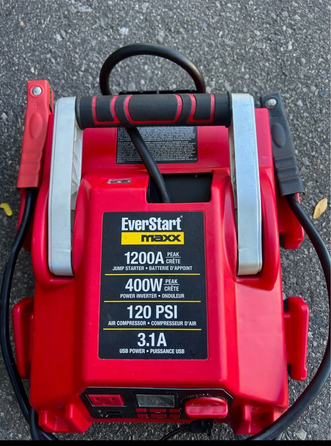 EverStart Maxx 1200 Peak Amp Jump Starter - photo 2