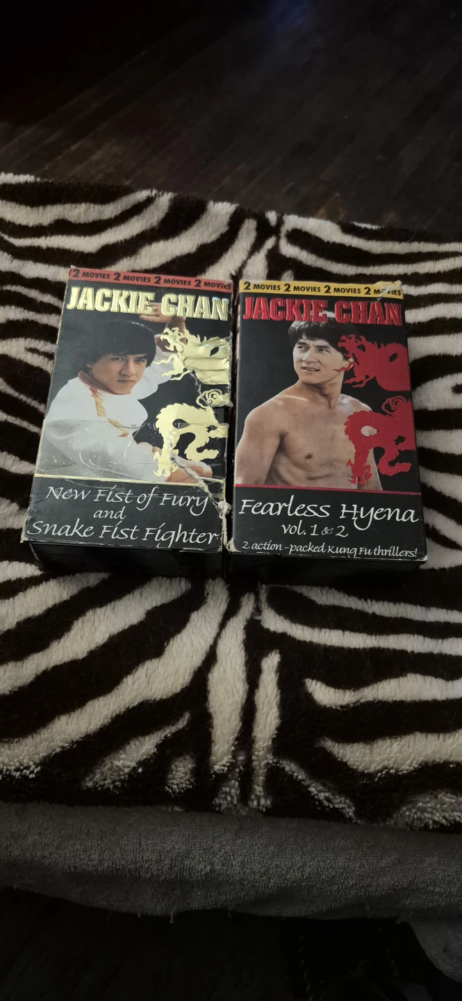 Jackie Chan 4 Movie VHS Lot