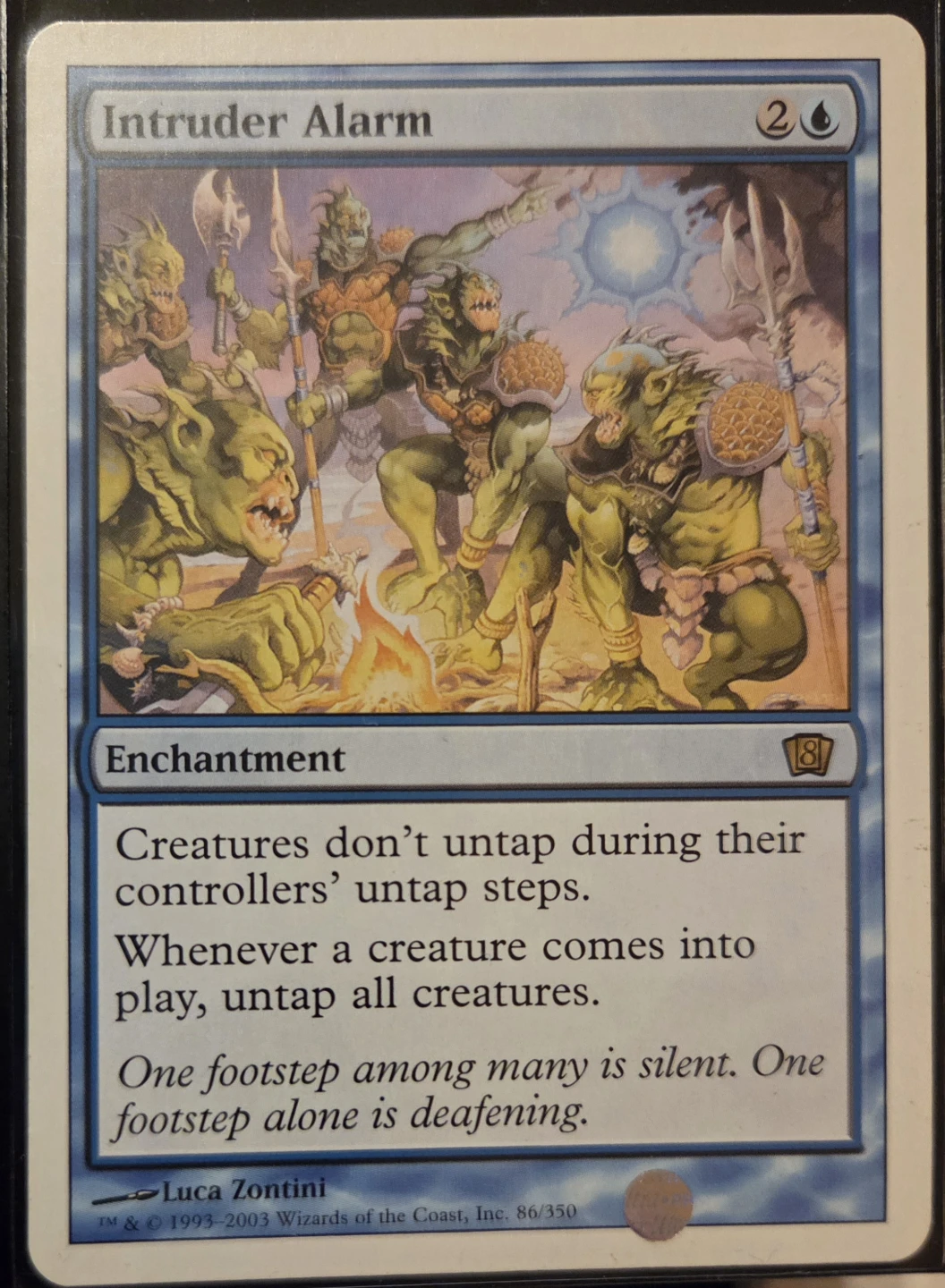 Intruder Alarm Magic the Gathering Card