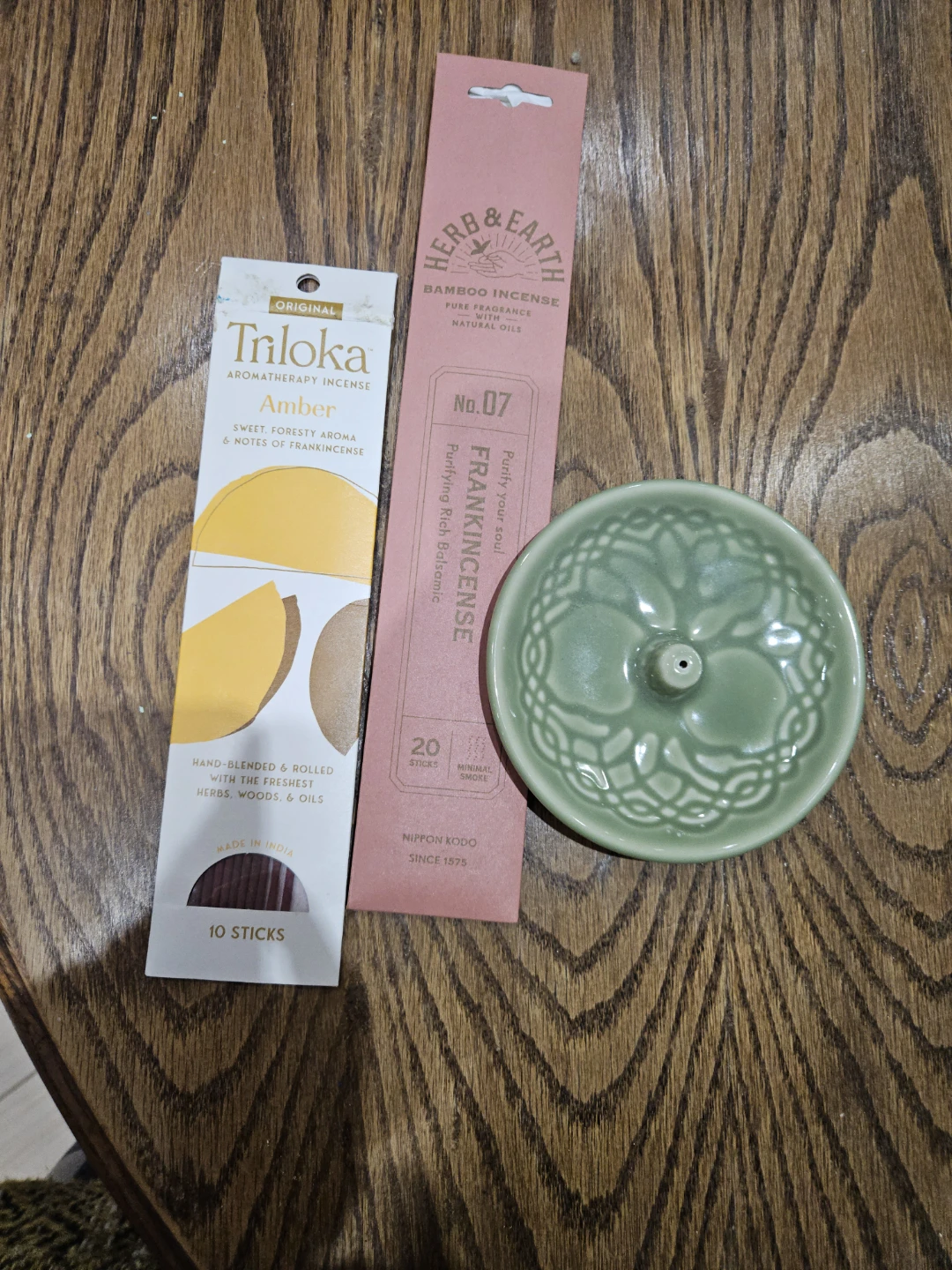 Incense and Incense holder 🥕
