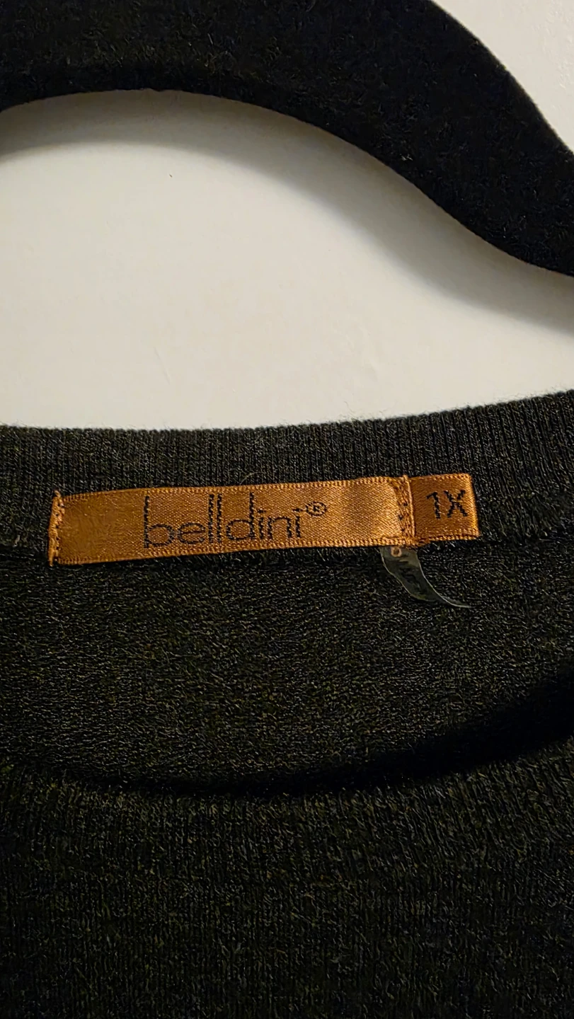 Bellini Women's Dark Grey Crew Neck Sweatshirt Size 1X - photo 2