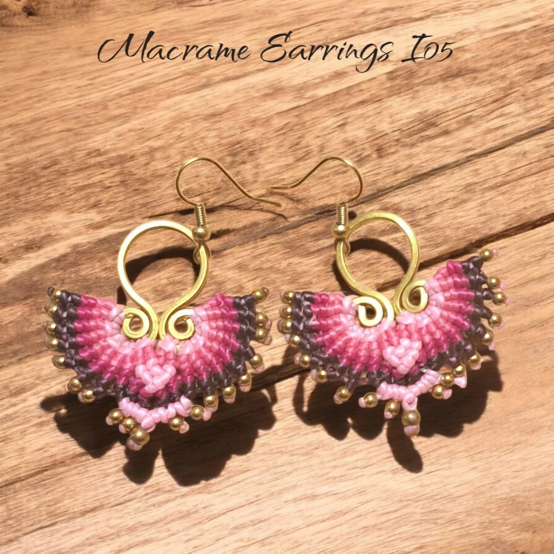 Macrame Earrings I05🏆