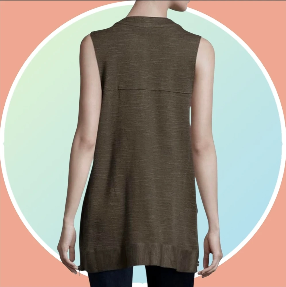 Free People Highway Long Duster Vest 🏆 - photo 3