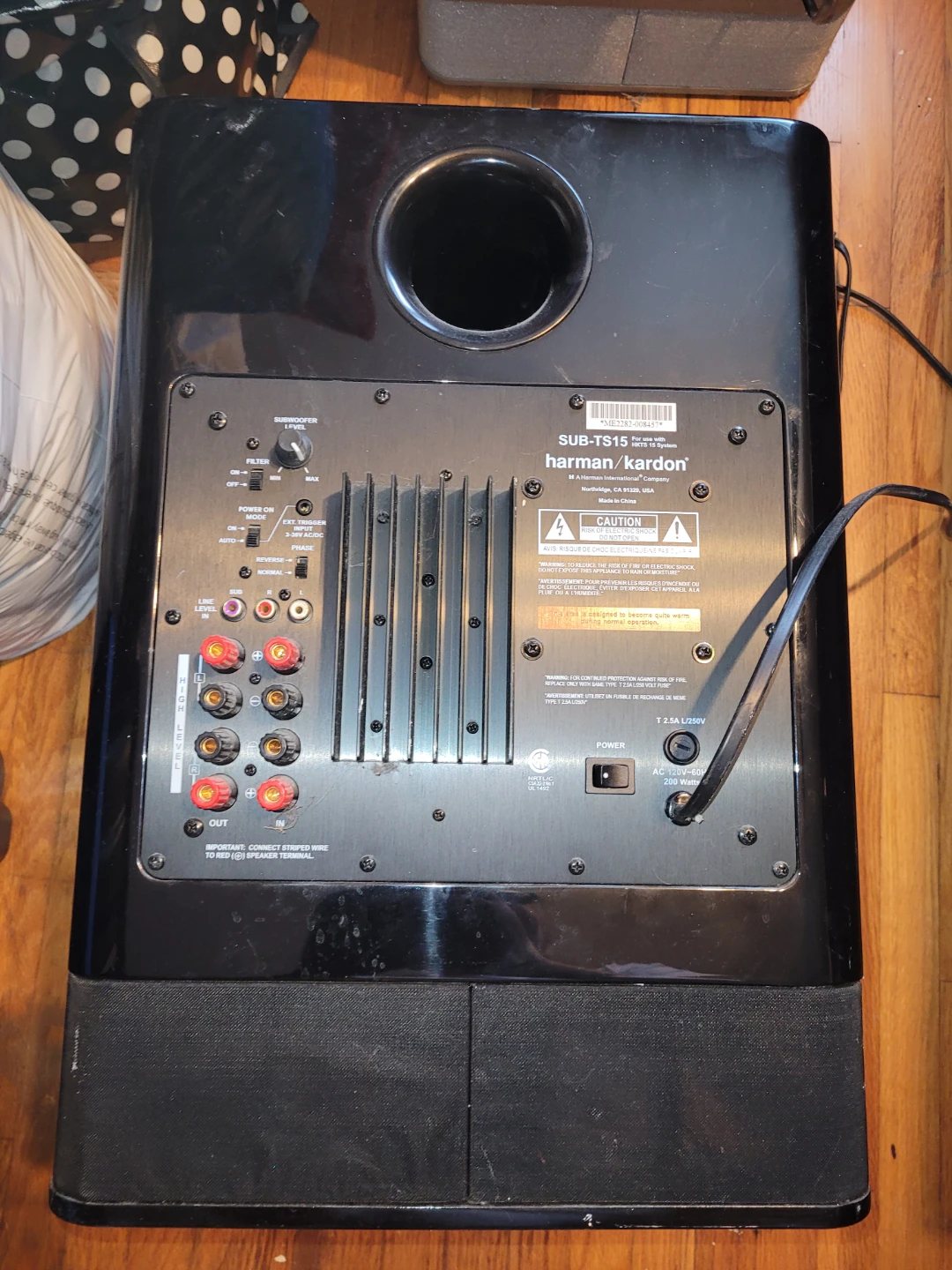 Hardon kardon TS8 Subwoofer - photo 4