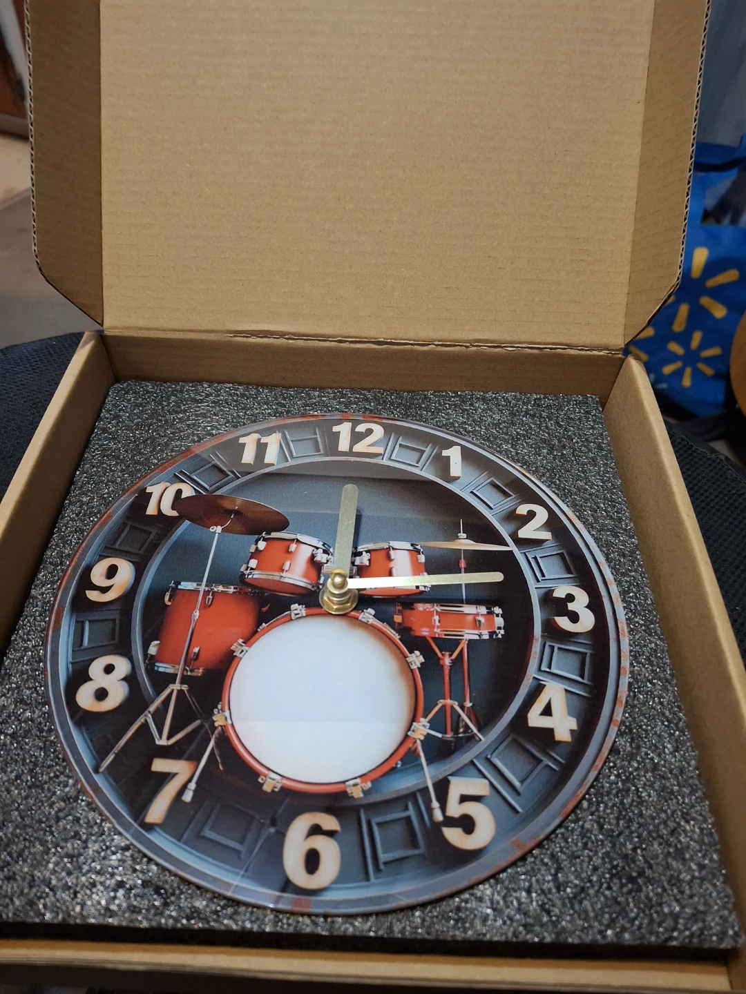 Drum Set Wall Clock