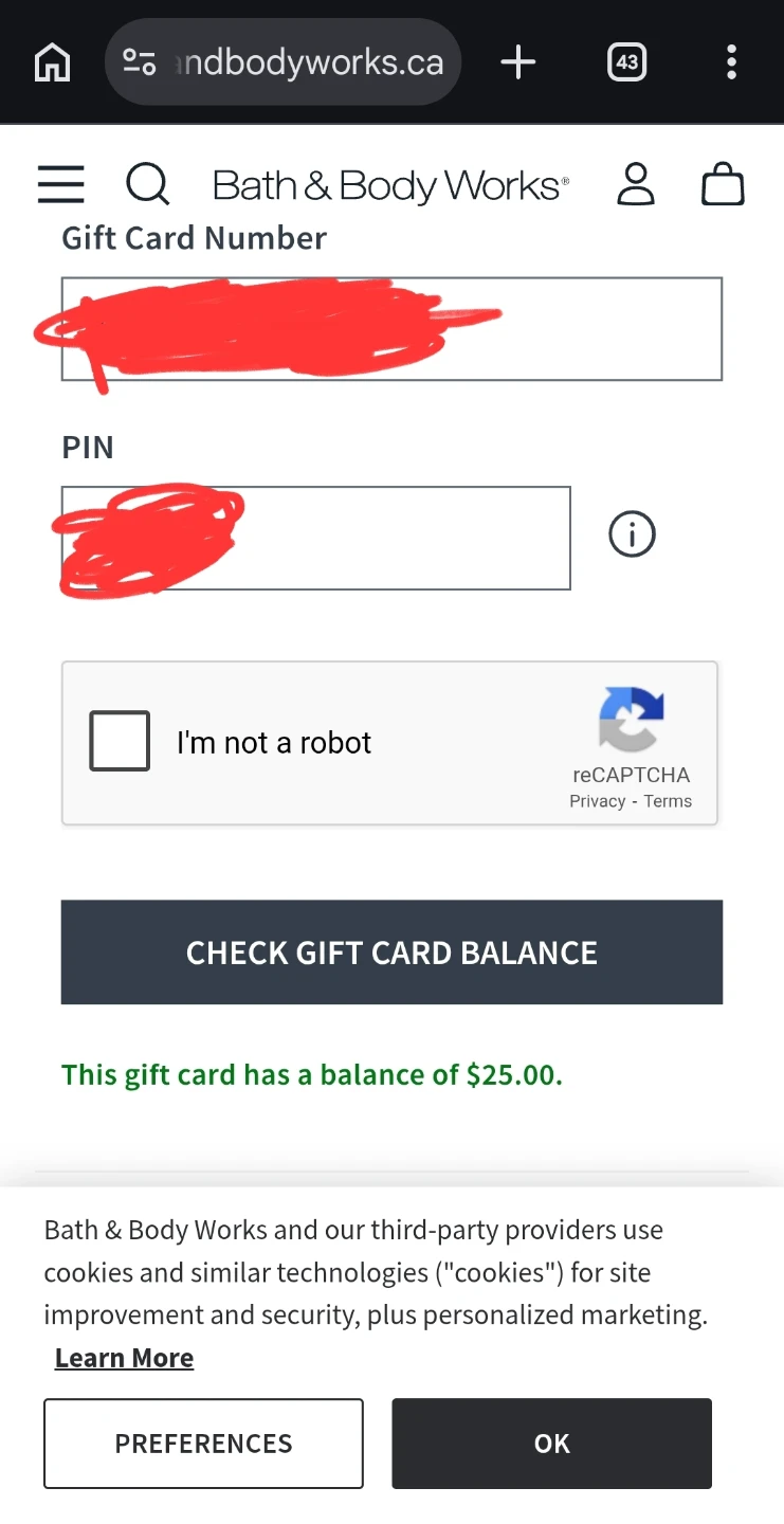 Bath and body works gift card - photo 2