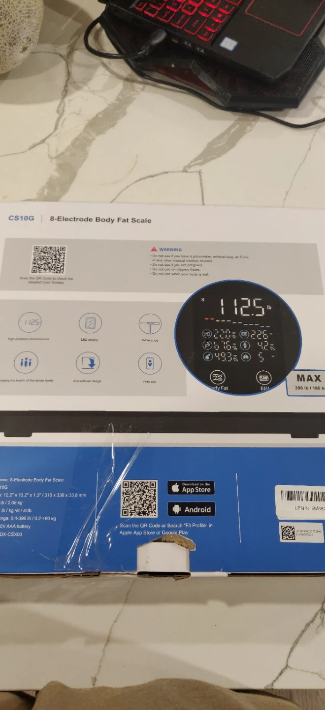 GE 8-Electrode Body Fat Scale - photo 3