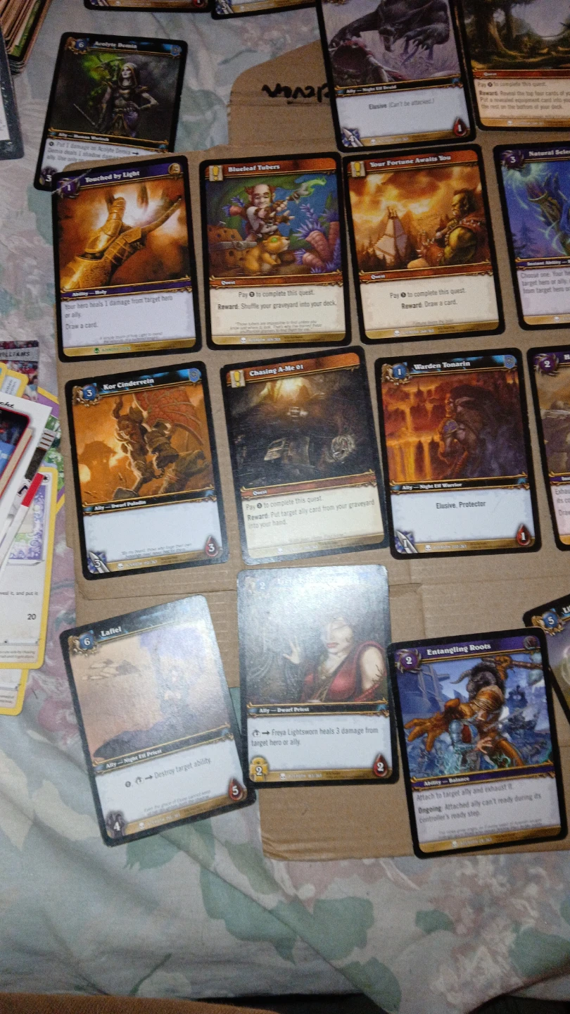 World of Warcraft TCG Cards Lot