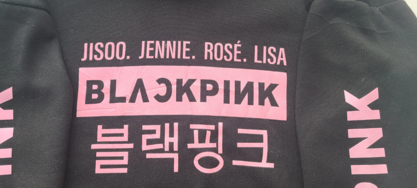 Womens BLACKPINK boxlogo Hoodie (Large) - photo 2