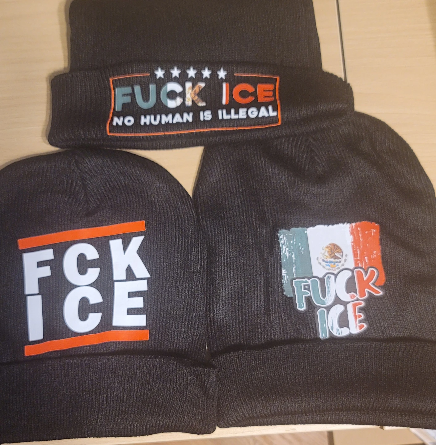 New Black Beanies