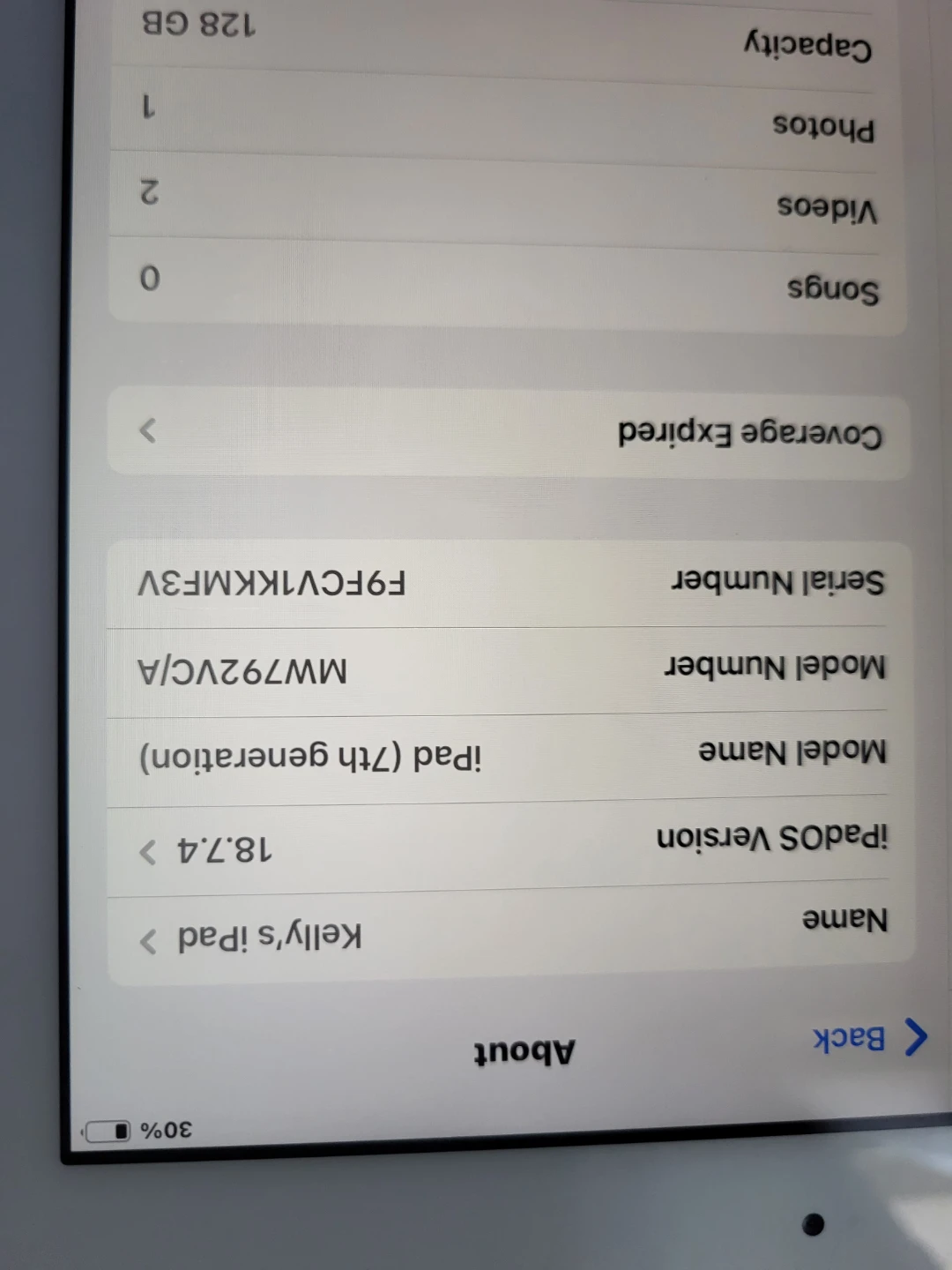 Apple iPad (7th Gen) 128GB - Rose Gold - photo 2