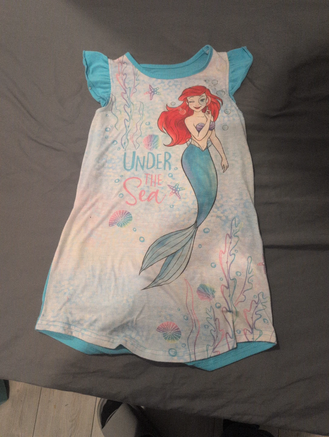 Disney The Little Mermaid Ariel Nightgown Size 6/6X 🥕
