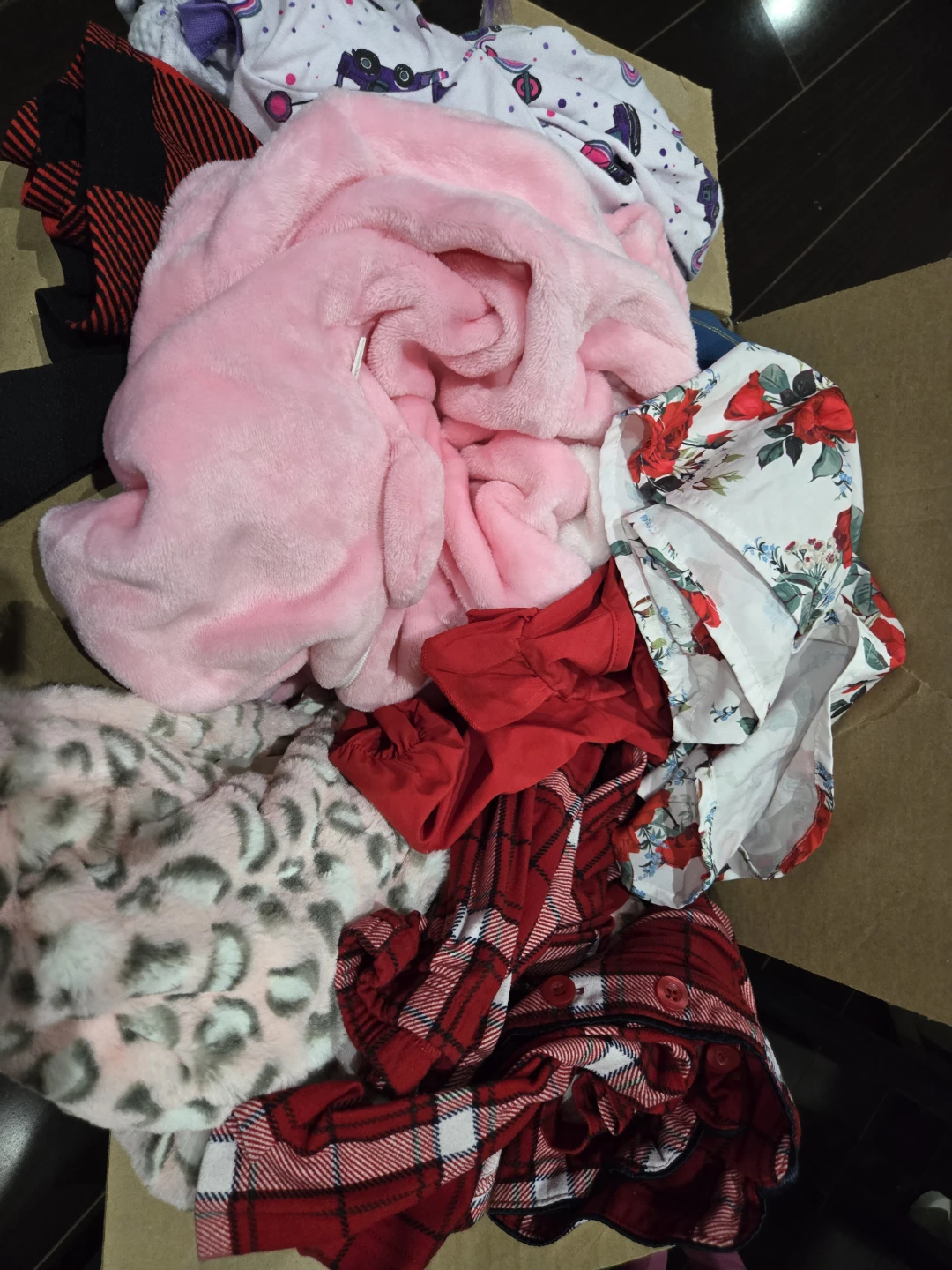 Bunch of baby clothes including fur hooded jacket - photo 4