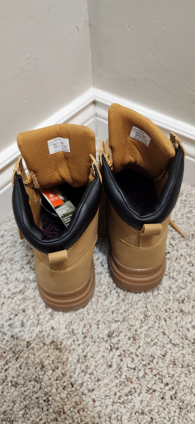 Men's Size 11 Tan Work Boots - photo 3