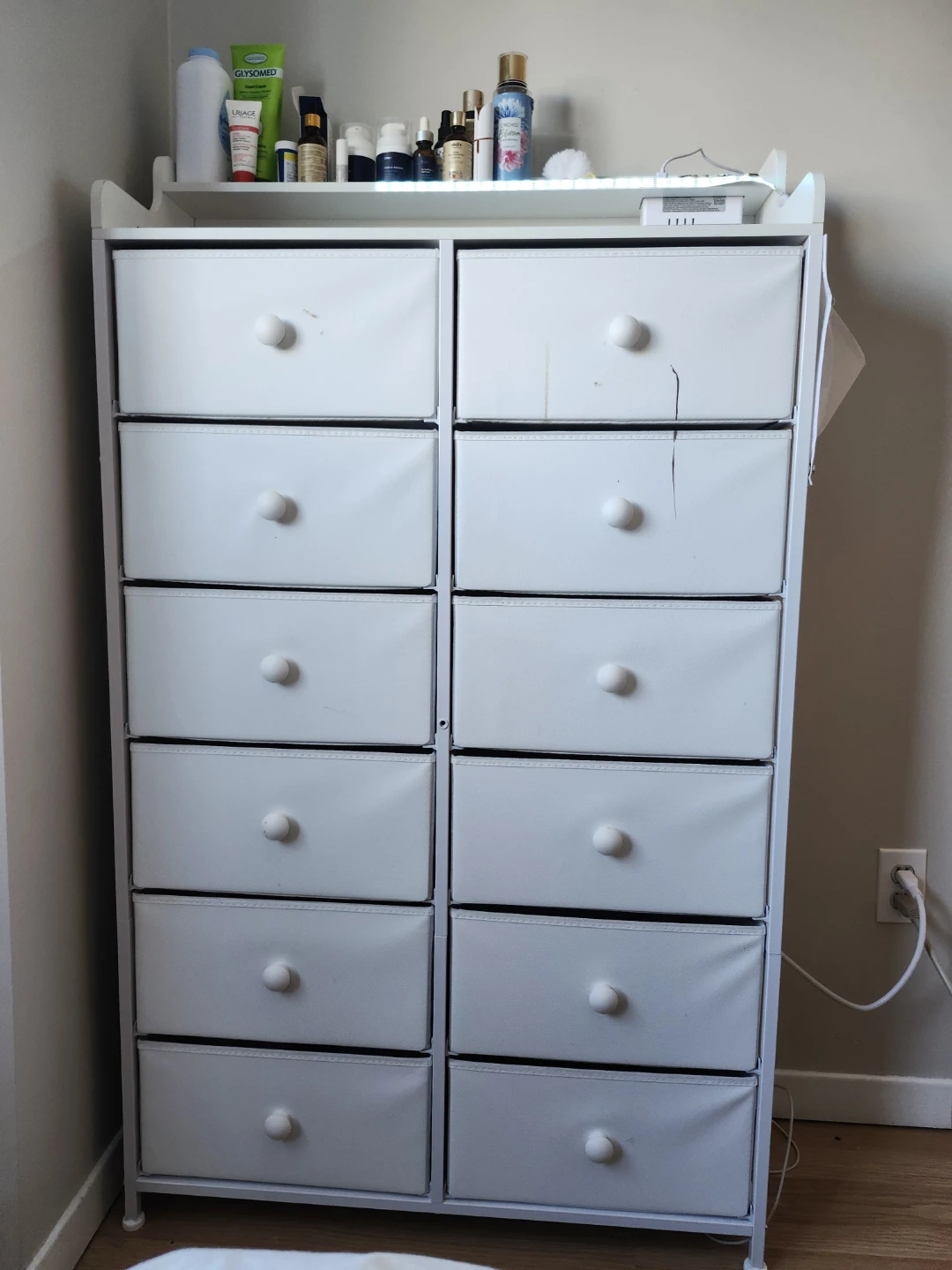 White 12-Drawer Storage Chest - photo 3