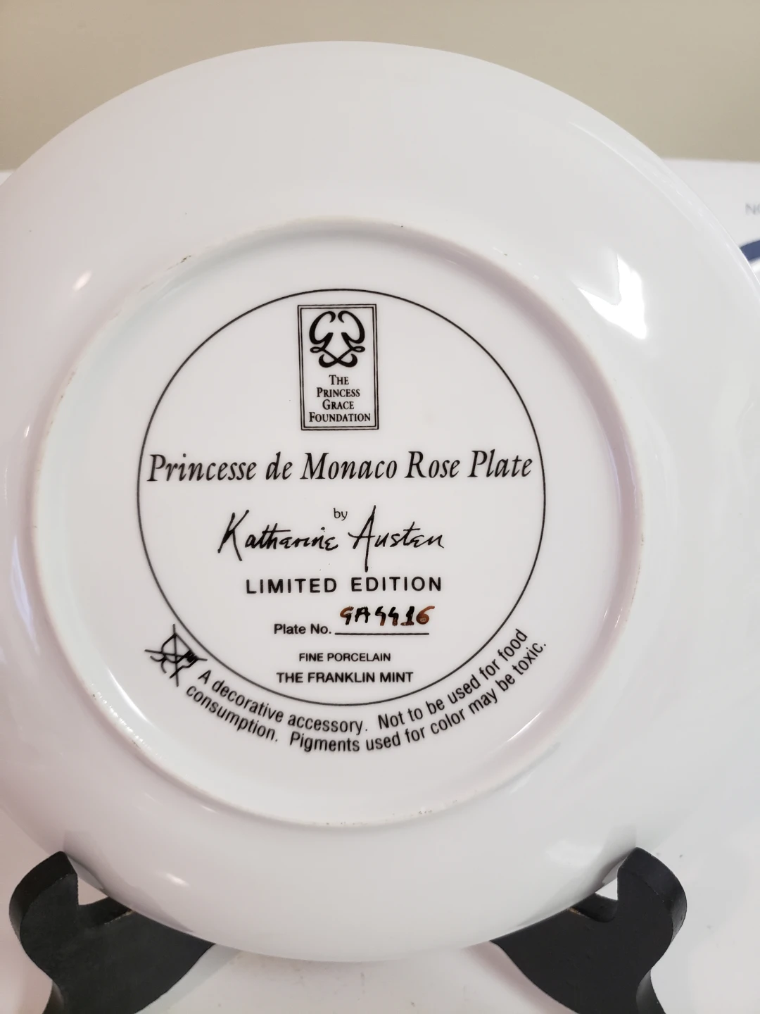 The Princess Grace Foundation Princesse de Monaco Rose Plate - photo 2