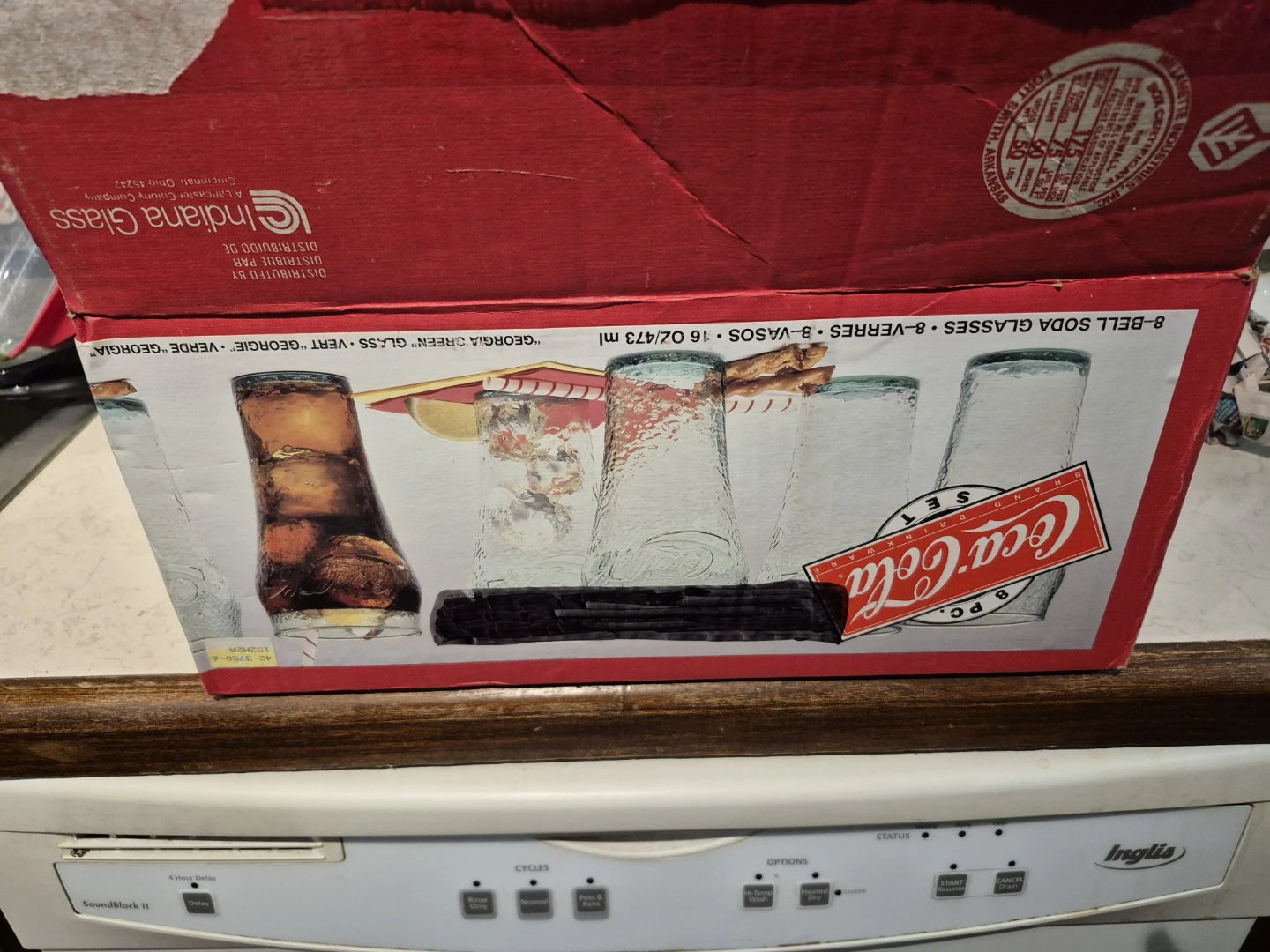 Coca-Cola Soda Glasses - Set of 8