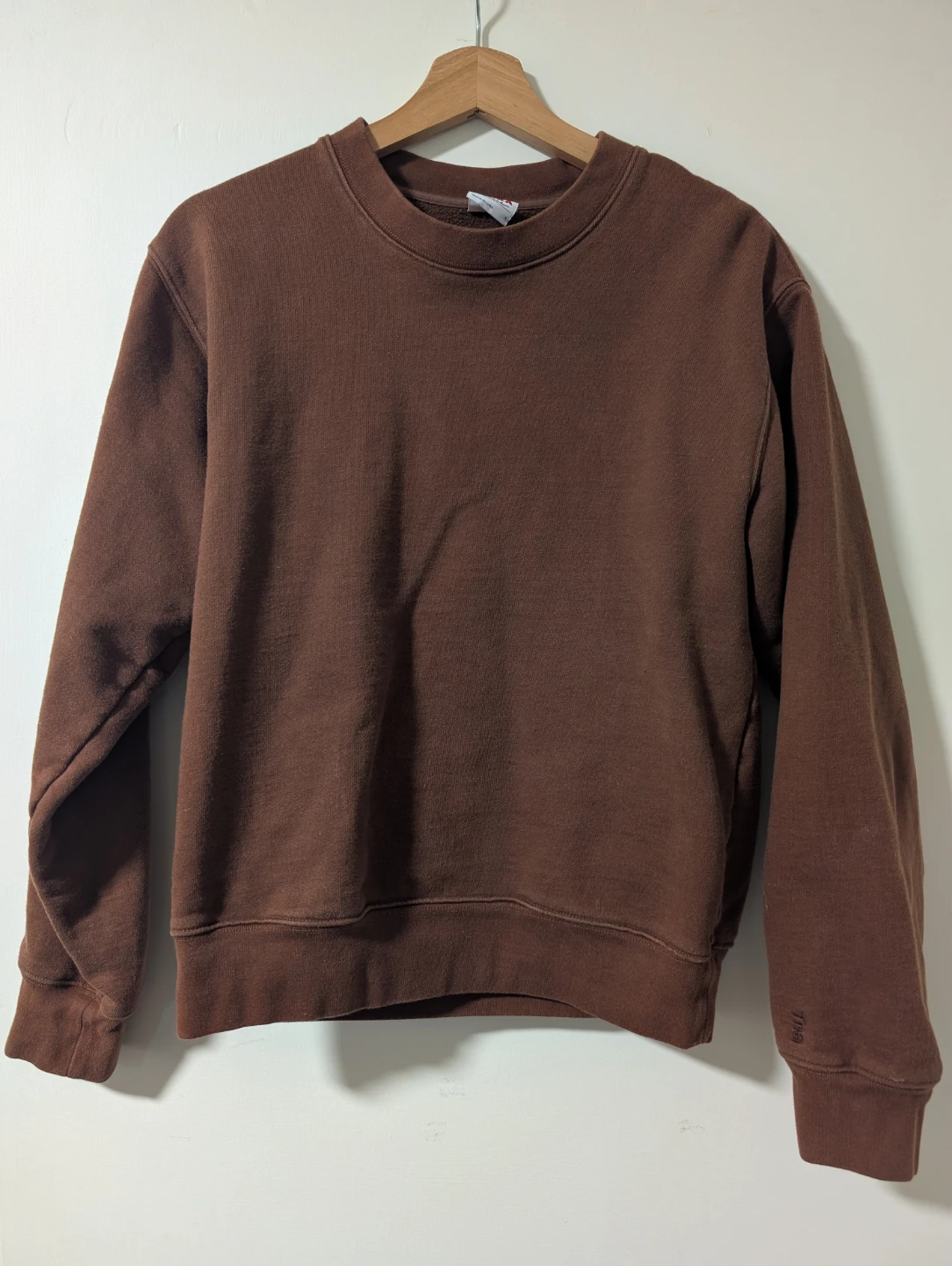 TNA Extra Fleece Crewneck Sweatshirt - Brown - Size S
