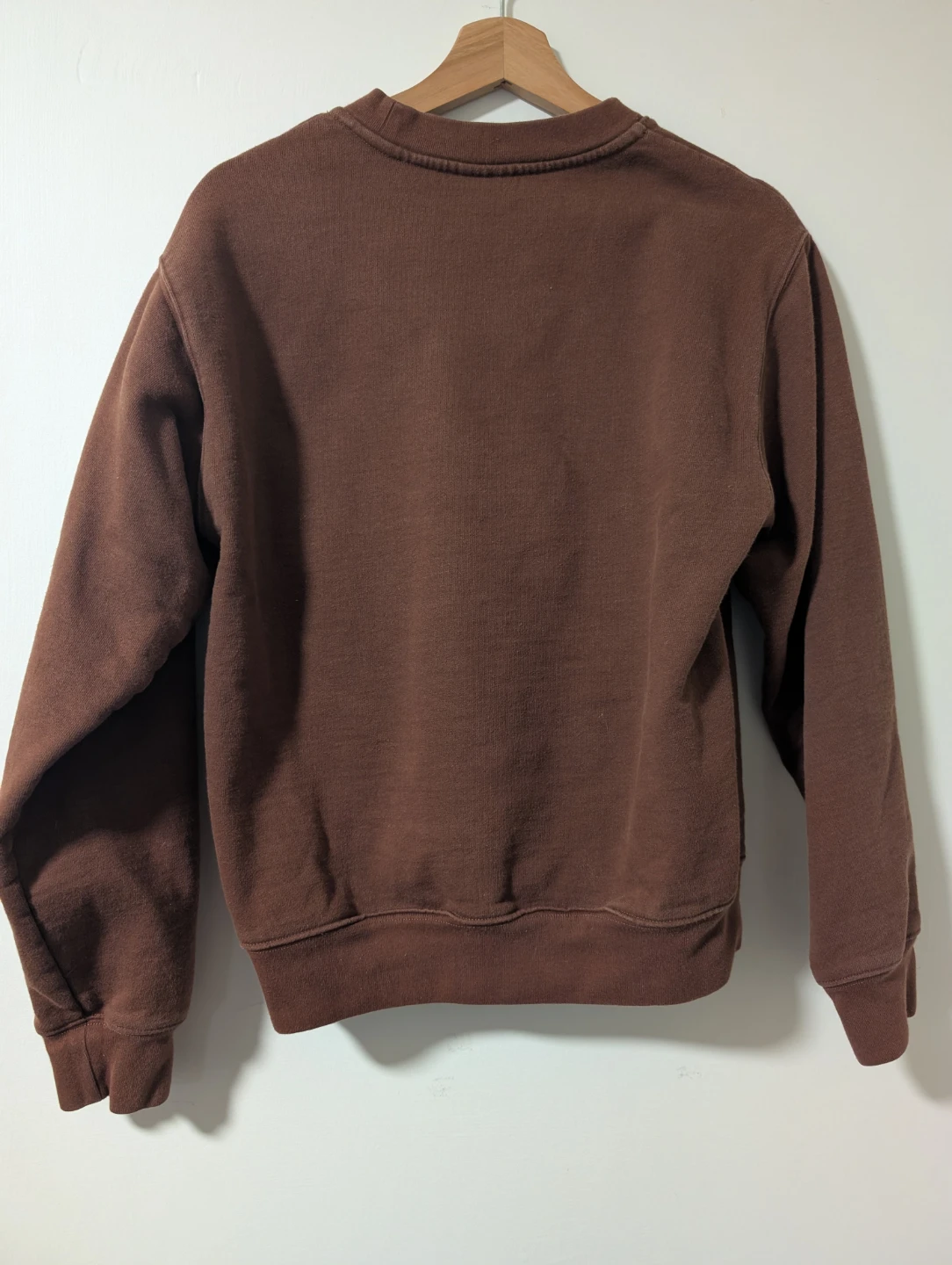 TNA Extra Fleece Crewneck Sweatshirt - Brown - Size S - photo 3
