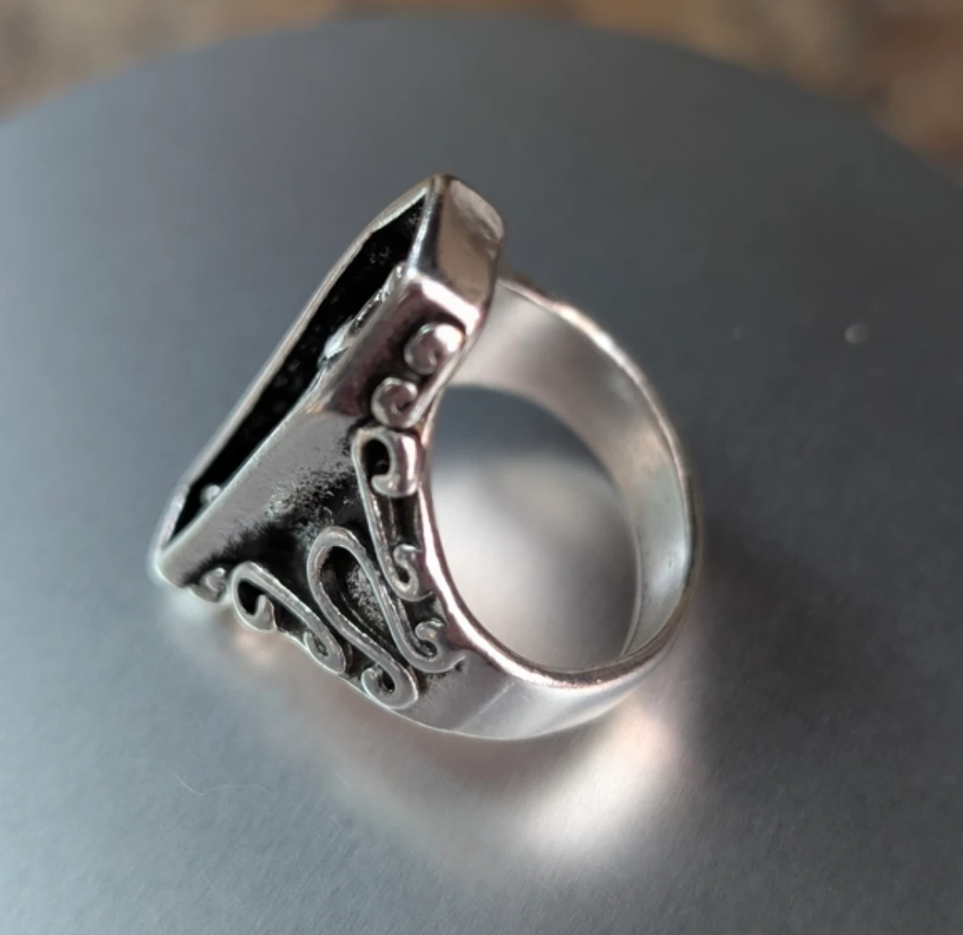 Coffin Ring with Figure - photo 3