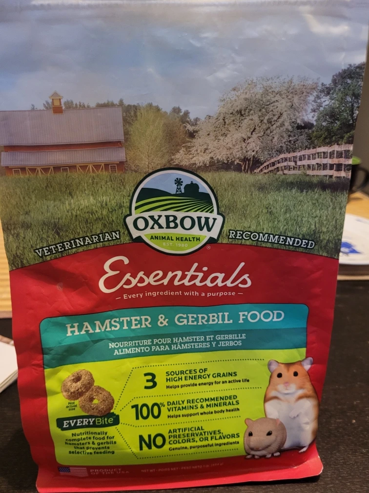 Hamster/Gerbil Food & dust bath powder