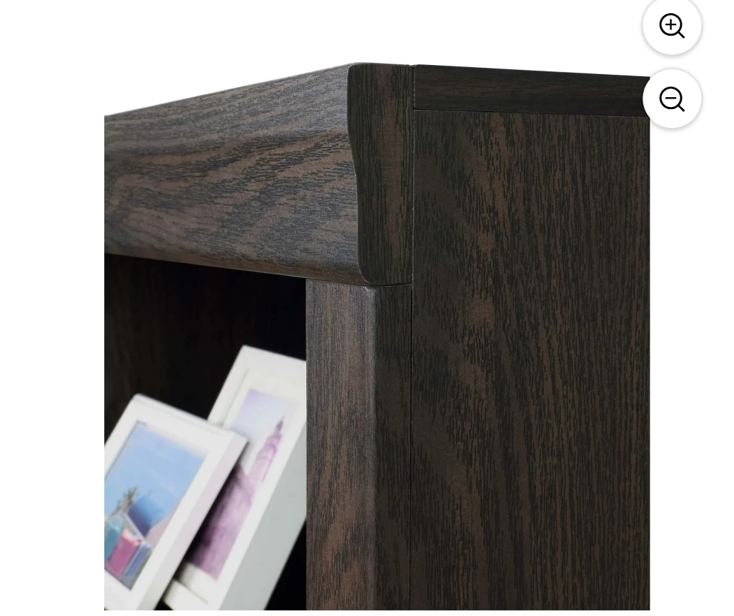 Hometrends 3-Shelf Bookcase - Dark Oak - photo 2