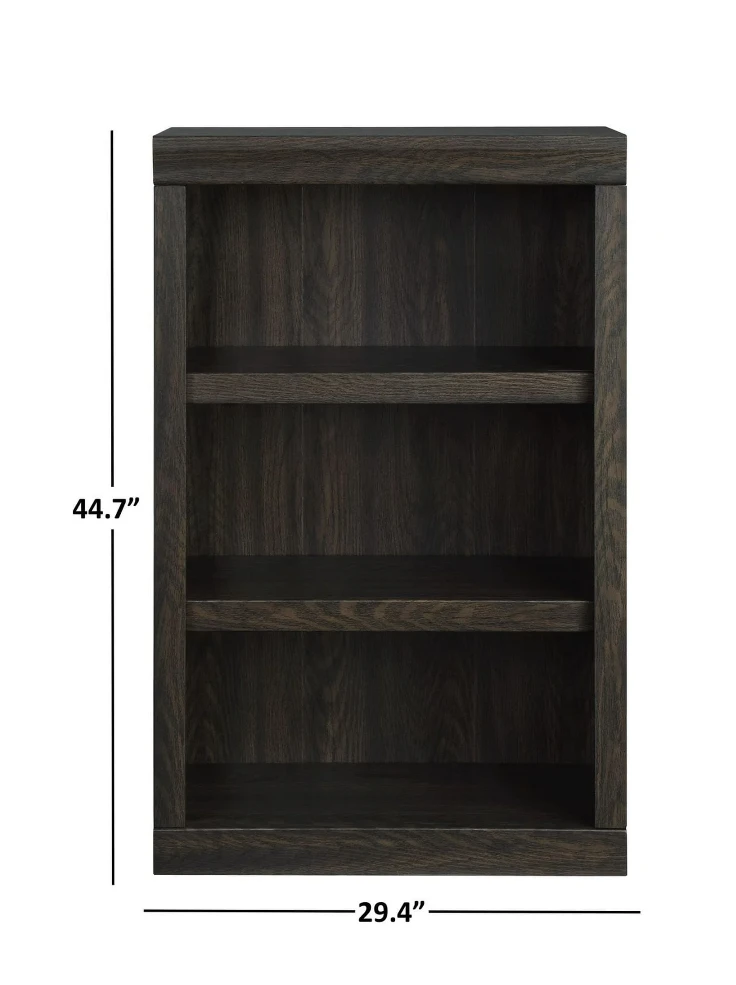 Hometrends 3-Shelf Bookcase - Dark Oak - photo 3