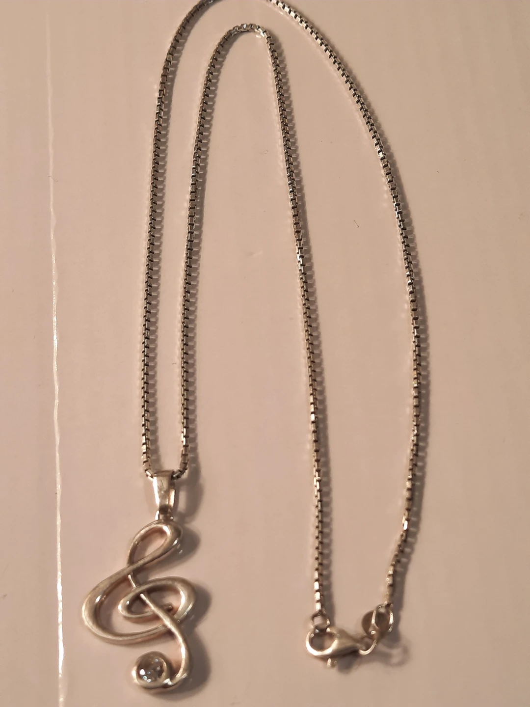 925 Italy  chain and pendant - photo 2