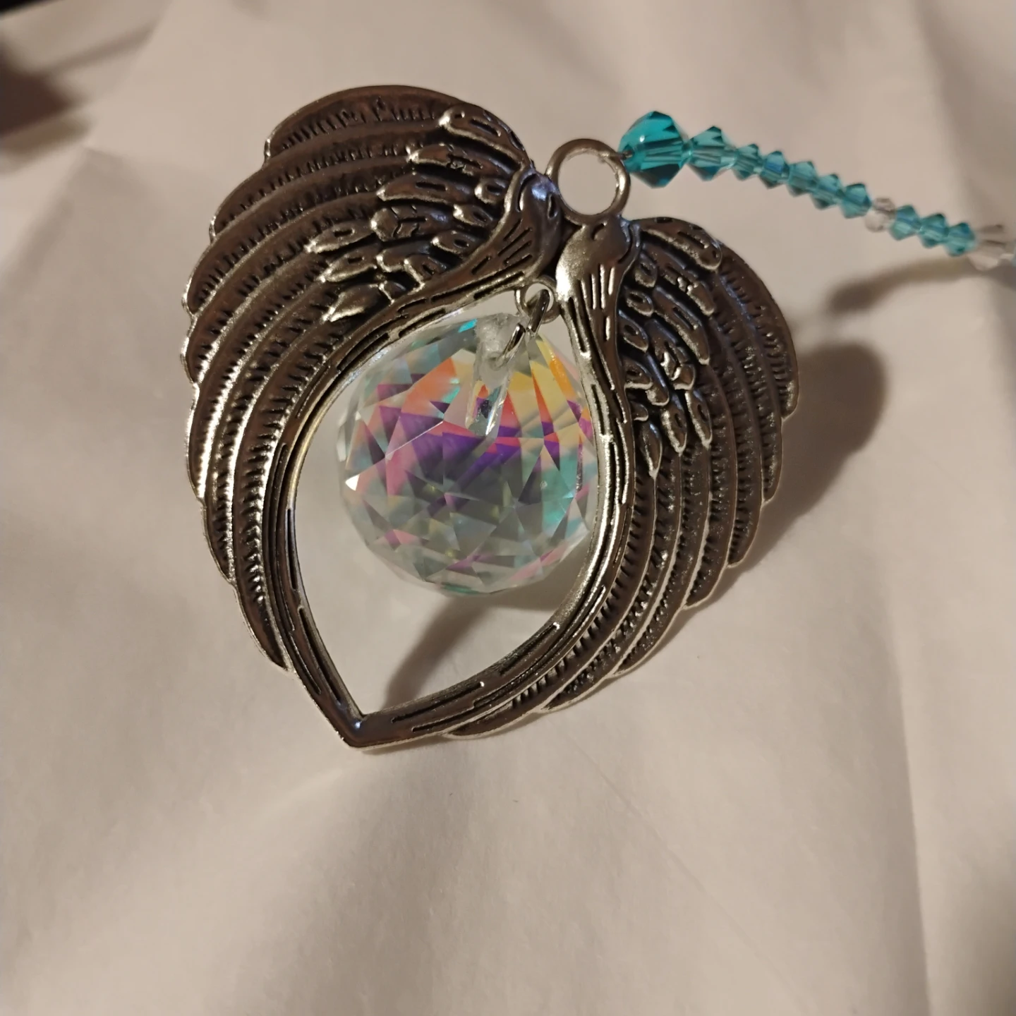 Angel Wing Crystal Ornament - photo 2