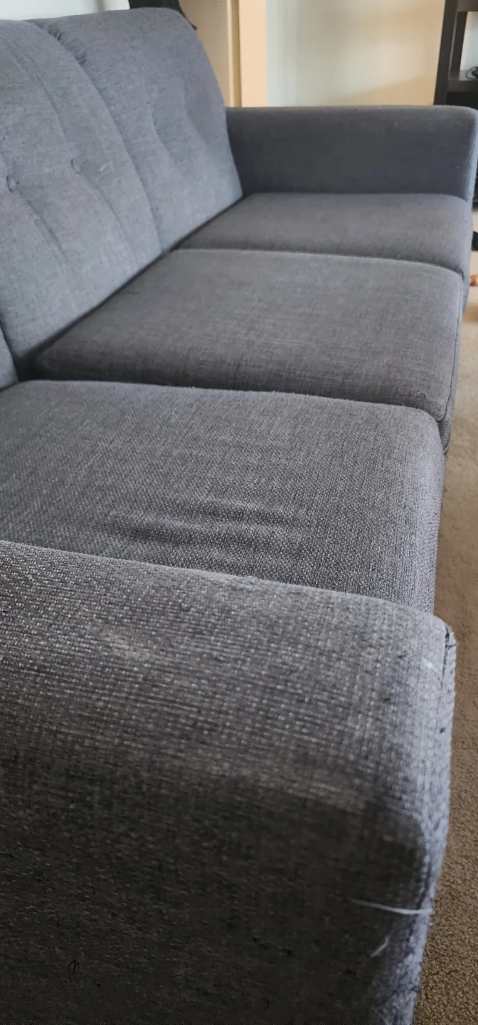 Thick Grey Sofa - photo 4