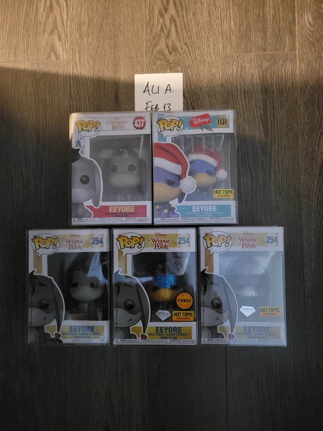 Funko Pop! Eeyore Vinyl Figures (5 total)