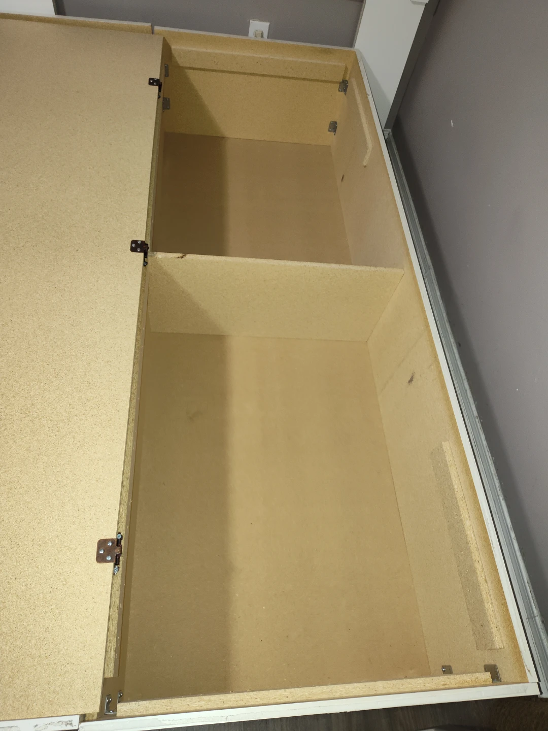 White Double Bed Frame with Drawers and Bamboo Mattress - photo 5