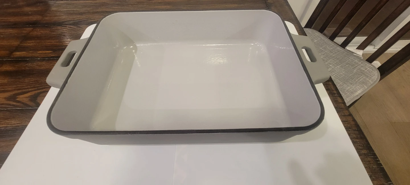 Pampered Chef Cast Iron Rectangular Baking Dish - photo 2
