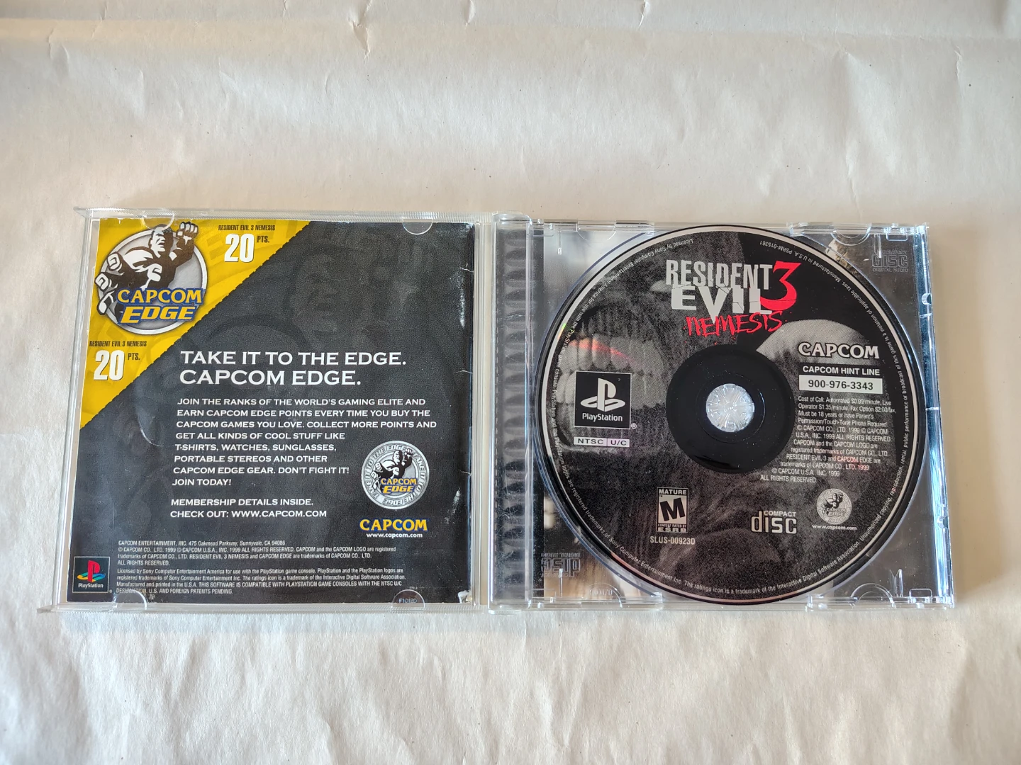 Resident Evil 3 PS1 Complete CIB Excellent Condition - photo 3