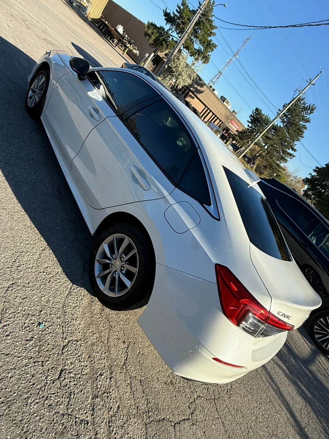 White Honda Civic Sedan - photo 3