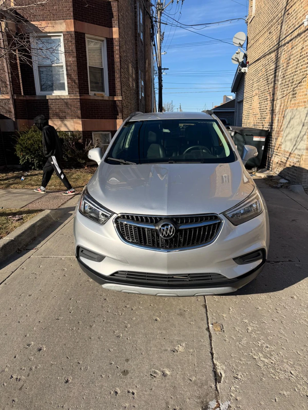 Silver Buick Encore SUV
