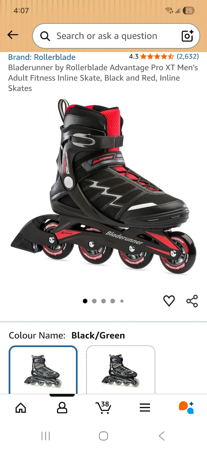 Rollerblade Bladerunner Advantage Pro XT Men's Inline Skates -