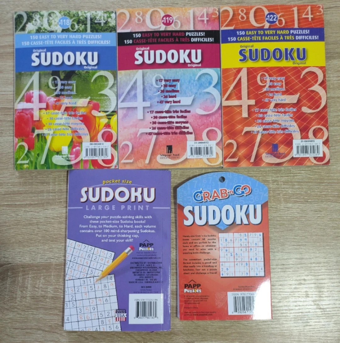 Sudoku books - 5 books set - photo 2