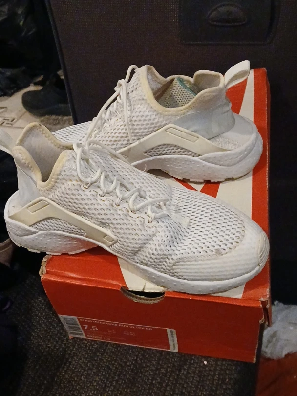 Nike Air Huarache Run Ultra BR Women's Shoes Size 7.5 White - photo 2